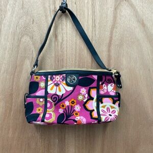 Spartina pink floral purse